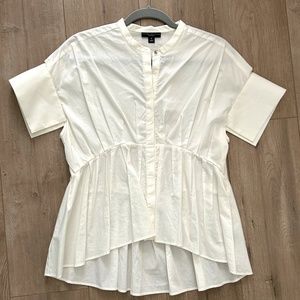 Women's Short sleeve White Shirt Victoria Beckham by Target Size M